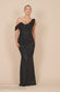 Sequin Cowl One Shoulder Maxi Dress DR4020