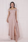 Lurex Cape Maxi Dress DR3859QZ