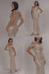 COWL NECK ONE SHOULDER FOIL MAXI DRESS DR5352
