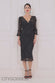 Scallop And Sequin Embroidered Chorded Lace Midi Dress DR3960