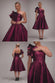 ONE SHOULDER FRILL JACQUARD SKATER MIDI DRESS DR4811