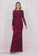Sequin Cowl Back Maxi Dress DR3420