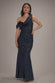 Sequin Cowl One Shoulder Maxi Dress DR4020