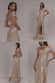 Off Shoulder Bardot Pleated Foil Maxi Dress DR5353