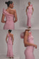 ONE SHOULDER ORGANZA FRILL PLEATED MERMAID MAXI DRESS BY GODDIVA DR4858