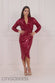 DUAL TONE SEQUIN WRAP SHIRT DRESS DR4034