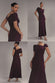 ASYMMETRIC NECK GATHERED WAIST MAXI DRESS BY GODDIVA DR5096