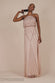 Racer Neck Sleeveless Hand Embellished Sequin Maxi Dress DR2889