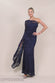 One Shoulder Scalloped Neck Maxi Dress DR4601