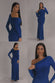 OFF SHOULDER GATHERED PANEL SOFT TOUCH MAXI DRESS BY GODDIVA DR5087
