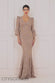 SCALLOP LACE HIGH AND LOW MAXI DRESS DR3897