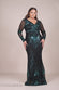 Starburst Embroidered Sequin Maxi Dress DR1824PLUS