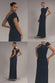 ASYMMETRIC NECK GATHERED WAIST MAXI DRESS BY GODDIVA DR5096