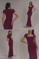 PLEATED ASYMMETRIC BODICE MERMAID MAXI DRESS DR5277