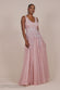 Sunray Hand Embellished Sequin A-Line Sleeveless Maxi Dress DR2882