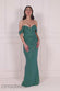 Off The Shoulder Sequin Wing Maxi Dress DR2791