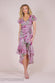 Floral Wrap High And Low Midaxi Dress DR4369