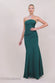 Scuba Crepe Bandeau Maxi With Diamante Necklace DR4271