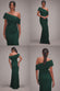 One Shoulder Pleated Bardot Fit And Flare Maxi Dress DR4909