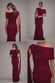 Sash One Shoulder Bardot Maxi Dress DR4830