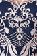 Embroidered Mesh & Lace Midi Scalloped Hem DR3251