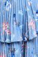 Pleated Bodice Chiffon Tiered Midi Dress DR3908