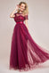 Ornate Embroidered Bodice Mesh Maxi Dress DR3584