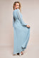 Wrap Back Maxi With Front Slit Chiffon DR4314