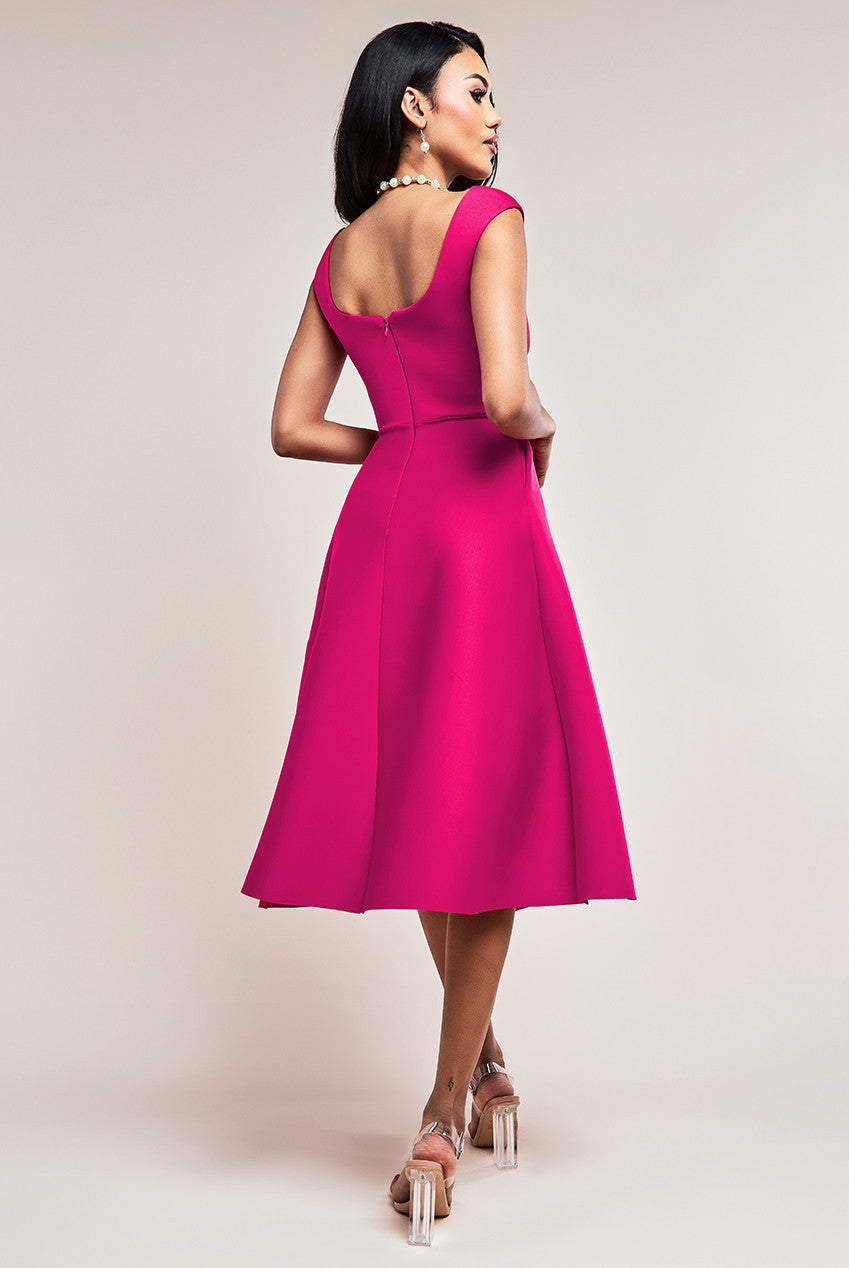 Wholesale Asymmetric Flared Hem Midi Dress City Goddess Wholesale Asymmetric Flared Hem Midi Dress City Goddess