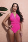 Multi Tie Deep V Swimsuit SW35