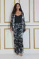 Foil Print Kimono Set SET24