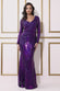 Contrast Sequin Long Sleeve Maxi Dress DR3475