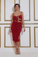Cut Out Ruched Midi With Drawstring DR3665