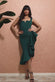 Front Frill Midi Dress DR3507