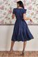 Printed Tea Dress With Collar DR3354