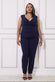 Plus Bardot Scuba Jumpsuit TR113P