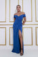 Off The Shoulder Knot Front Maxi Dress DR3520