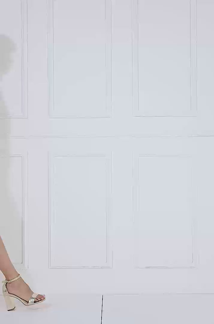 Sequin And Feather Open Back Mini DR3770A
