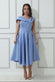 Scuba Foam One Shoulder Midi Dress DR3208