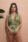 Multi Way Swimsuit With Plunging V-neck SW35N