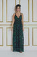 Open Back Sequin & Mesh Maxi Dress DR3213