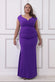 Plus Size Bardot Pleated Maxi Dress DR1092P