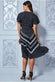 Wrap Style Flutter Sleeve Midi Dress DR3415