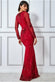 Starburst Patterned Sequin Maxi Dress DR1824