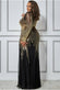 Shooting Star Patterned Sequin Maxi Dress DR3276P
