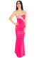 Diamante Glam Maxi Dress D1697C