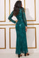 Embroidered Sequin Maxi Dress DR1163QZ