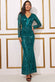 Embroidered Sequin Maxi Dress DR1163QZ