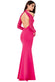 Halter Neck Cut Out Maxi Dress With Lace Sleeves DR1214