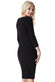 V Neck Pleated Midi With Split Detail DR1352